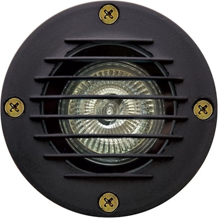 Intense Cast Aluminum In-Ground Well Light with Grill, Black IN2563095